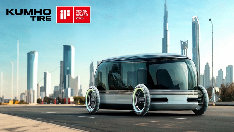 Концепт всенаправленной шины Kumho получил премию iF Design Awards 2026
